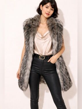 Luxury Faux Fur Vest by Donna Salyers – Soft, Glam & Cozy Winter Essential!